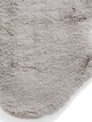 Think Rugs Silver Super Teddy Double Sheepskin Plain Shaggy Rug - Image 4 of 6