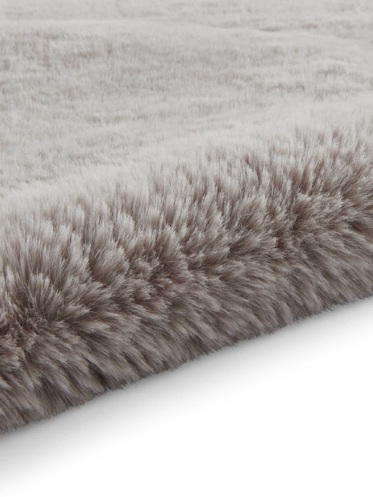 Think Rugs Silver Super Teddy Double Sheepskin Plain Shaggy Rug - Image 6 of 6