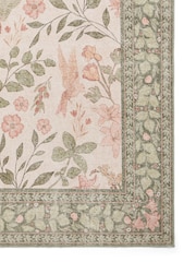 Think Rugs Green Versailles H1423 Floral Rug - Image 4 of 6