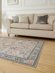 Think Rugs Beige Versailles H1423 Floral Rug - Image 2 of 6
