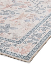 Think Rugs Beige Versailles H1423 Floral Rug - Image 5 of 6