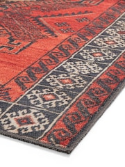 Think Rugs Red Kashmar Washable 2016 Traditional Rug - Image 6 of 6