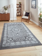 Think Rugs Silver Heritage 4400 Traditional Rug - Image 1 of 3