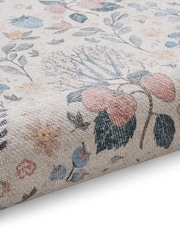 Think Rugs Beige Versailles H1373 Floral Rug - Image 5 of 6