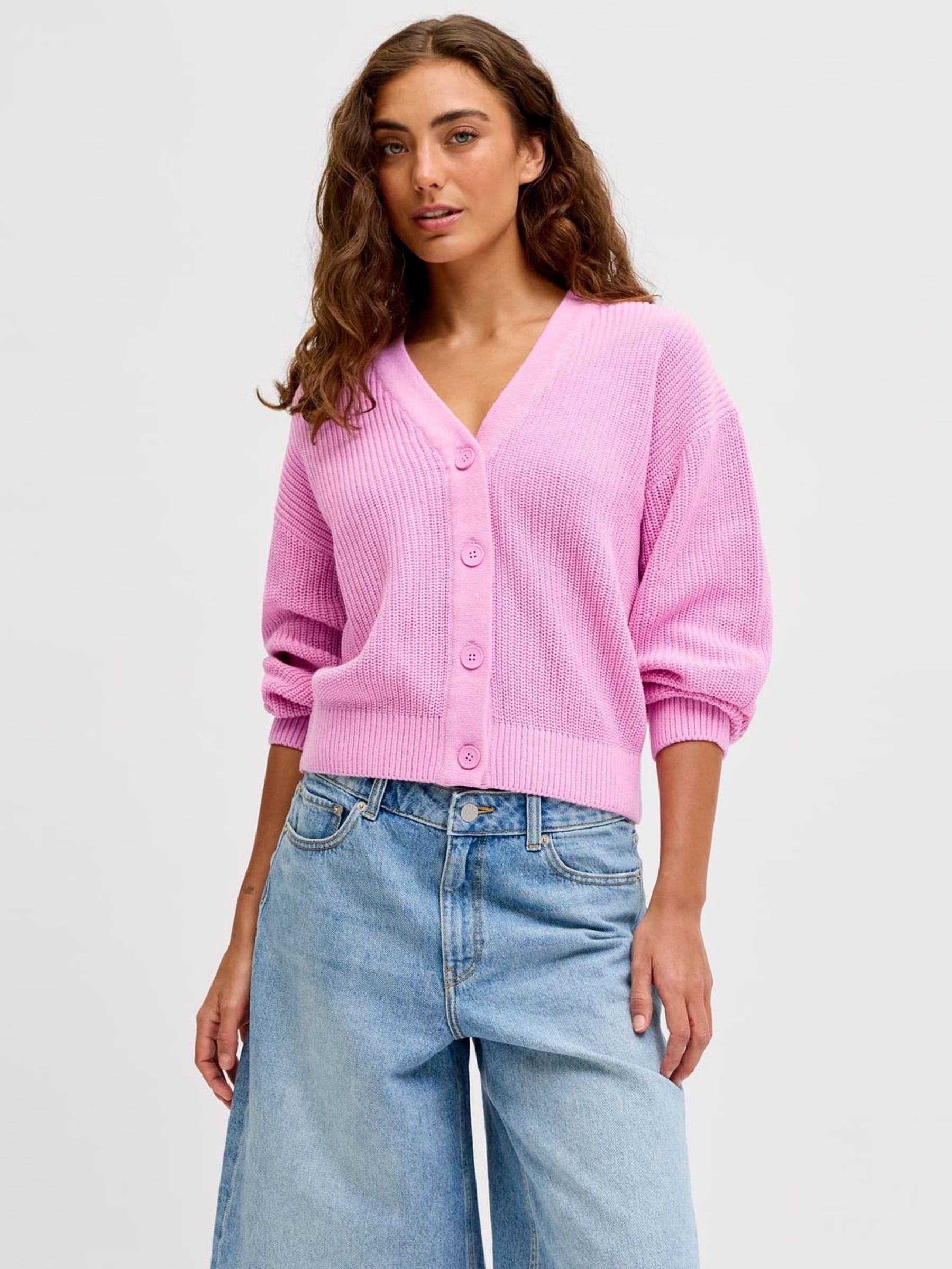 Buy JJXX Pink JJXX Button Down Cardigan from the Next UK online shop