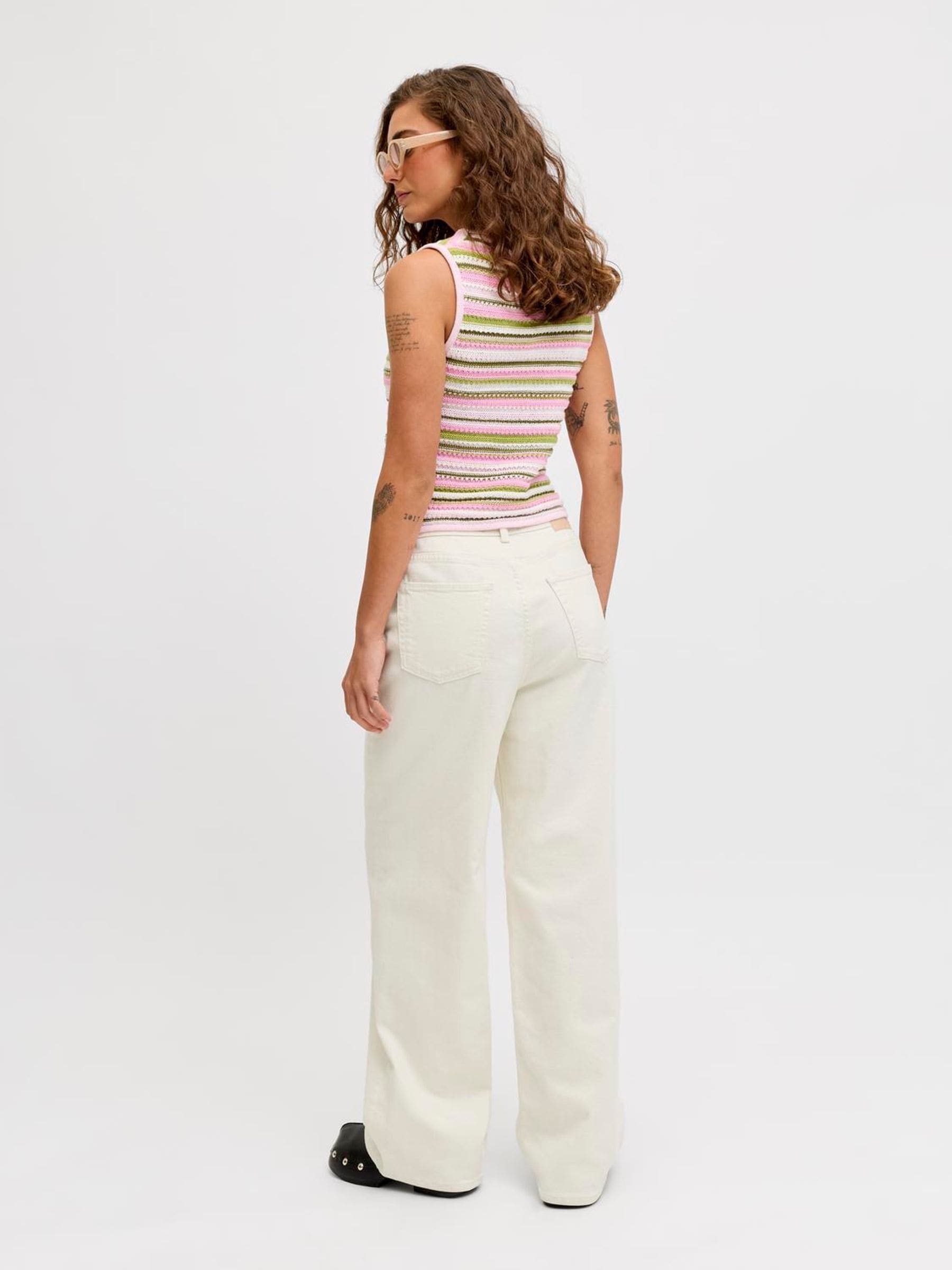 JJ　ホワイトデニム　36 Buy JJXX White Tokyo High Rise Wide Leg Denim Jeans from the Next