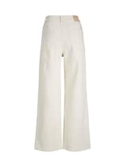 JJXX White Tokyo High Rise Wide Leg Denim Jeans - Image 5 of 7