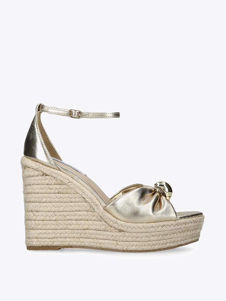 Steve Madden Gold Taliya Sandals - Image 1 of 4