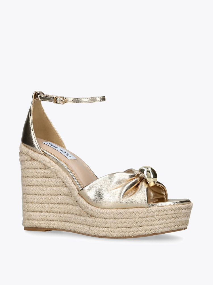 Steve Madden Gold Taliya Sandals - Image 2 of 4