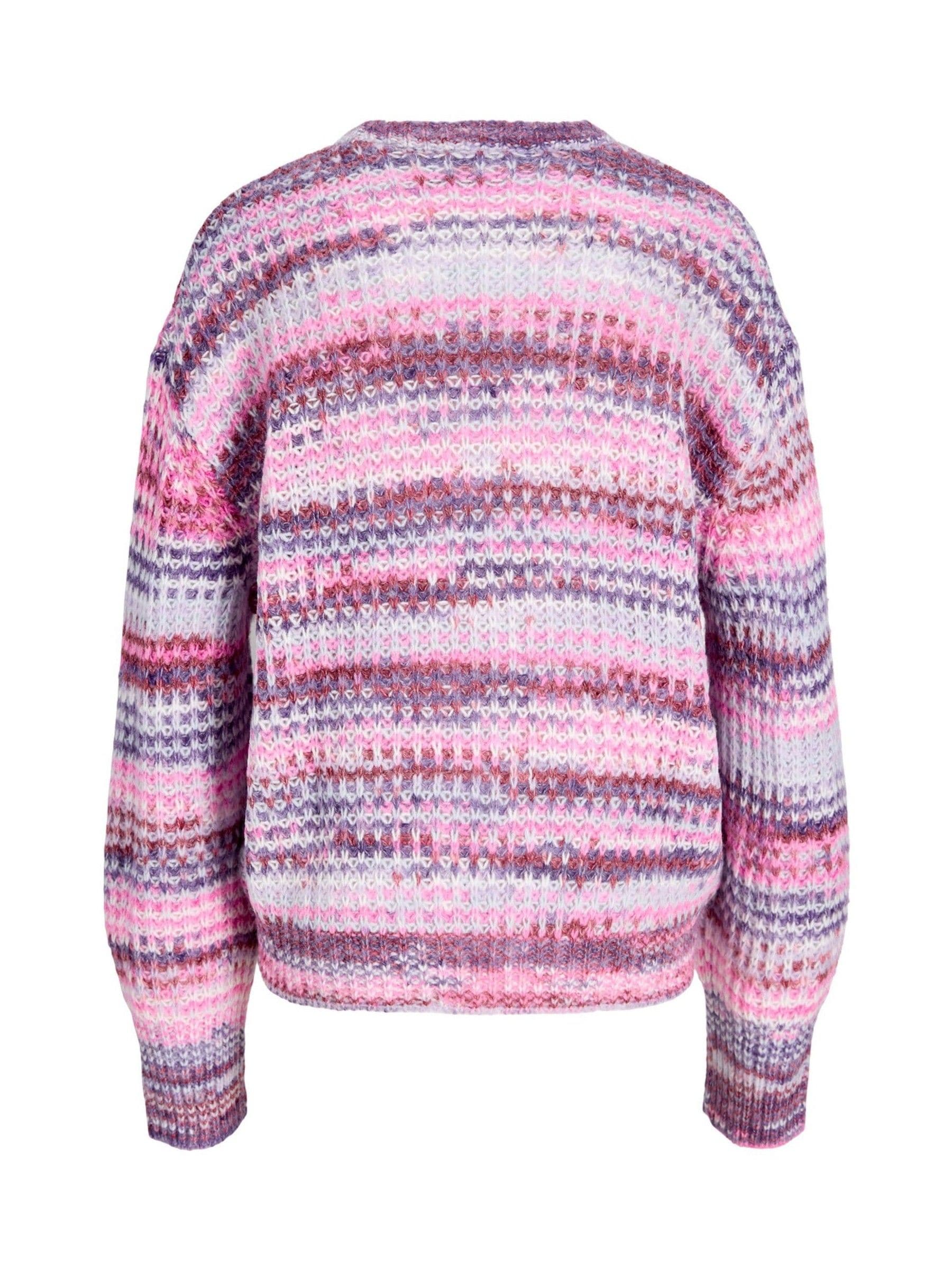 じょー Buy JJXX Pastel Purple Striped Space Dye Crew Neck Knit Jumper