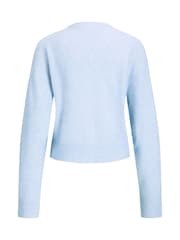 JJXX Blue Baby Crew Neck Knit Cardigan - Image 5 of 7