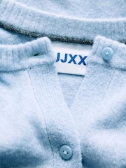 JJXX Blue Baby Crew Neck Knit Cardigan - Image 6 of 7