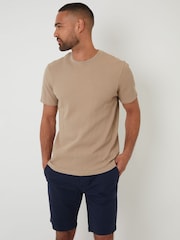 Threadbare Navy Belted Chino Shorts - Image 3 of 4