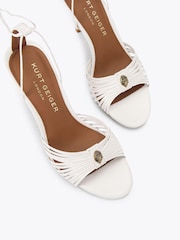 Kurt Geiger London White Multi Strap Tie Sandals - Image 2 of 4
