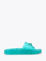 Kurt Geiger London Blue Meena Jelly Sandals - Image 2 of 5