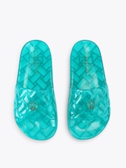 Kurt Geiger London Blue Meena Jelly Sandals - Image 3 of 5