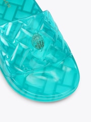 Kurt Geiger London Blue Meena Jelly Sandals - Image 5 of 5