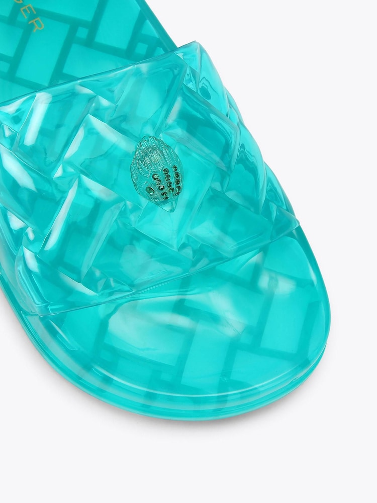 Kurt Geiger London Blue Meena Jelly Sandals - Image 5 of 5