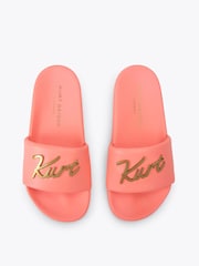 Kurt Geiger London Pink Meena Kurt Sandals - Image 2 of 4