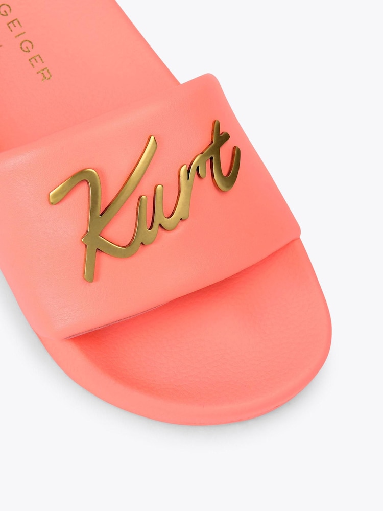 Kurt Geiger London Pink Meena Kurt Sandals - Image 4 of 4 Kurt Geiger London Pink Meena Kurt Sandals - Image 4 of 4