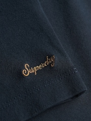 Superdry Blue Athletic Essentials Gathered Cami Top - Image 8 of 8