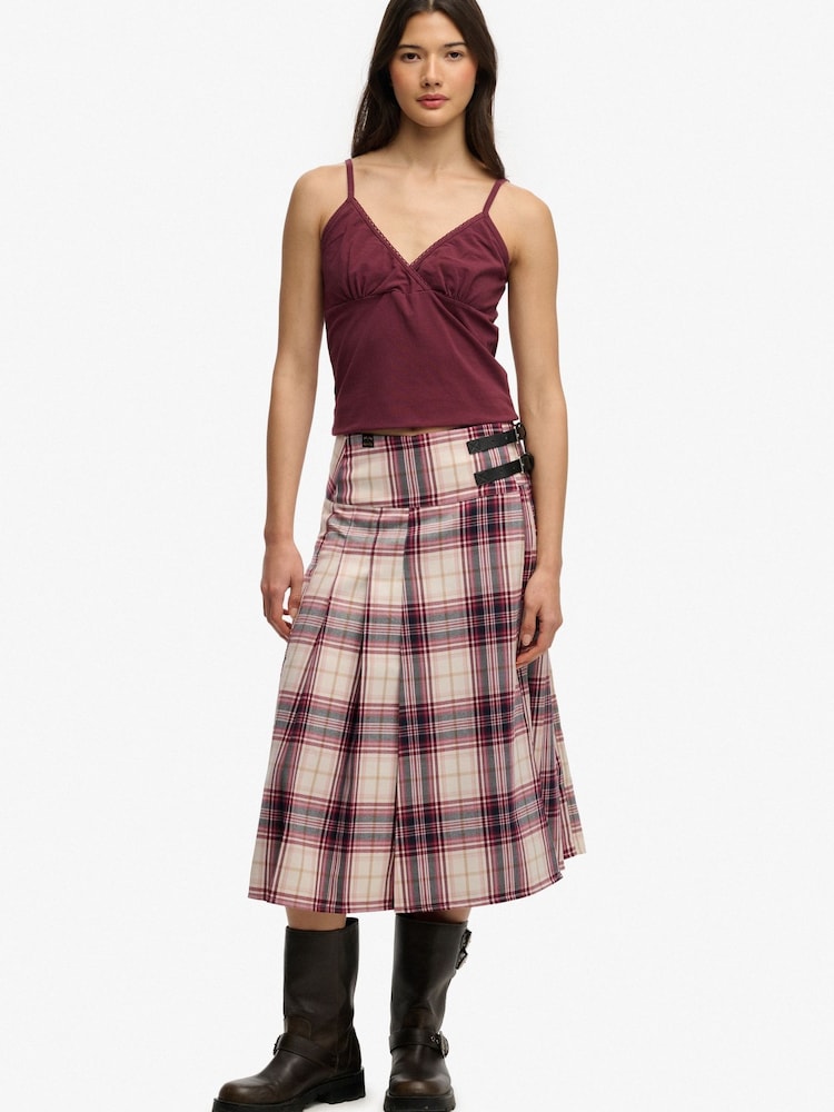 Superdry גופייה עם צווארון וי ועיטור, קולקציית Athletic Essentials - תמונה 5 מתוך 5