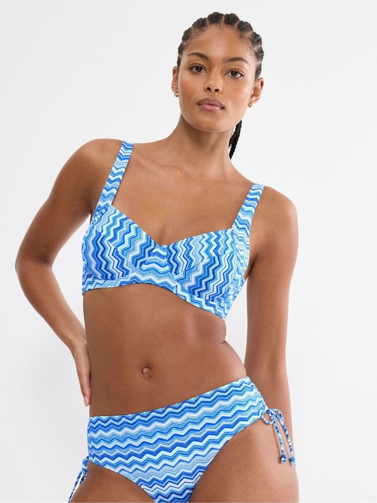 Triumph Blue Mix & Match Summer Wired Bikini Top - Image 1 of 5