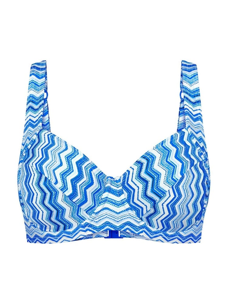 Triumph Blue Mix & Match Summer Wired Bikini Top - Image 5 of 5