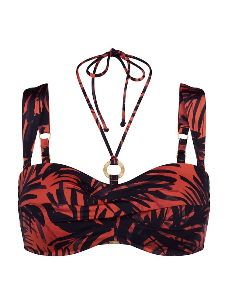 Triumph Brown Wired Summer Palm Bikini Top - Image 6 of 6