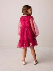 Laura Ashley Floral Embroidered Collared Dress - 圖片 3/11