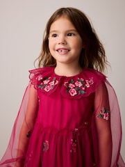 Laura Ashley Floral Embroidered Collared Dress - 圖片 4/11