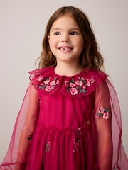 Laura Ashley Floral Embroidered Collared Dress - 圖片 5/11