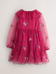Laura Ashley Floral Embroidered Collared Dress - 圖片 9/11