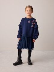 Laura Ashley 花卉装饰毛衣连衣裙 - 图片1 / 9