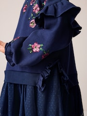 Laura Ashley 花卉装饰毛衣连衣裙 - 图片5 / 9