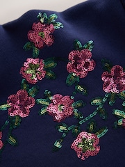 Laura Ashley 花卉装饰毛衣连衣裙 - 图片8 / 9