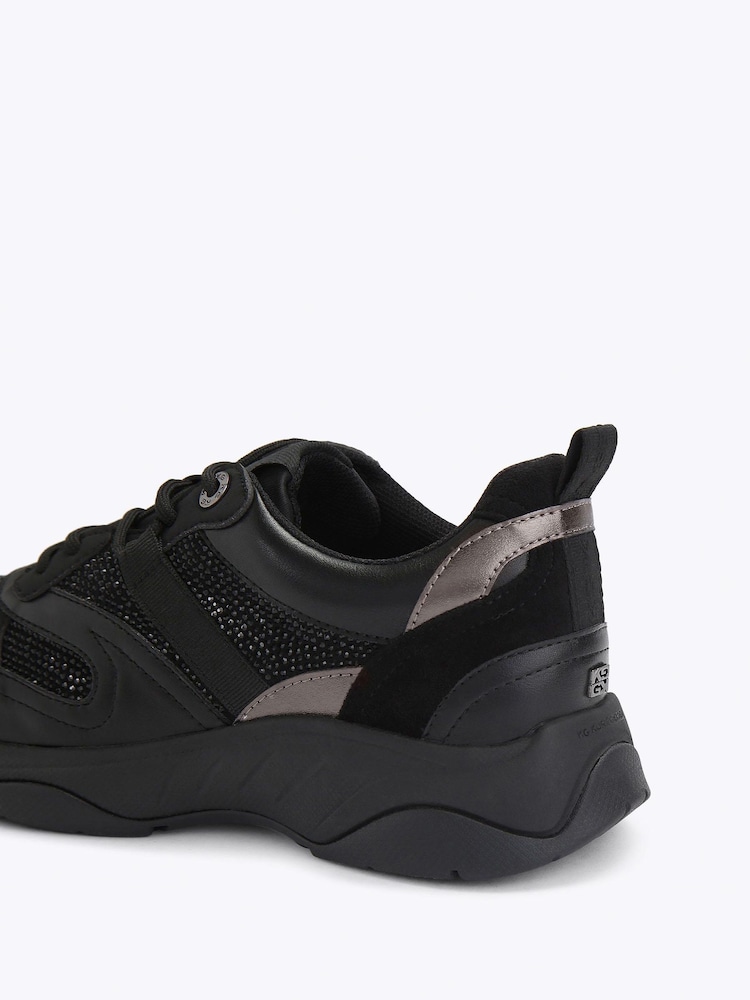 KG Kurt Geiger Black Louisiana Trainers - Image 5 of 5 KG Kurt Geiger Black Louisiana Trainers - Image 5 of 5