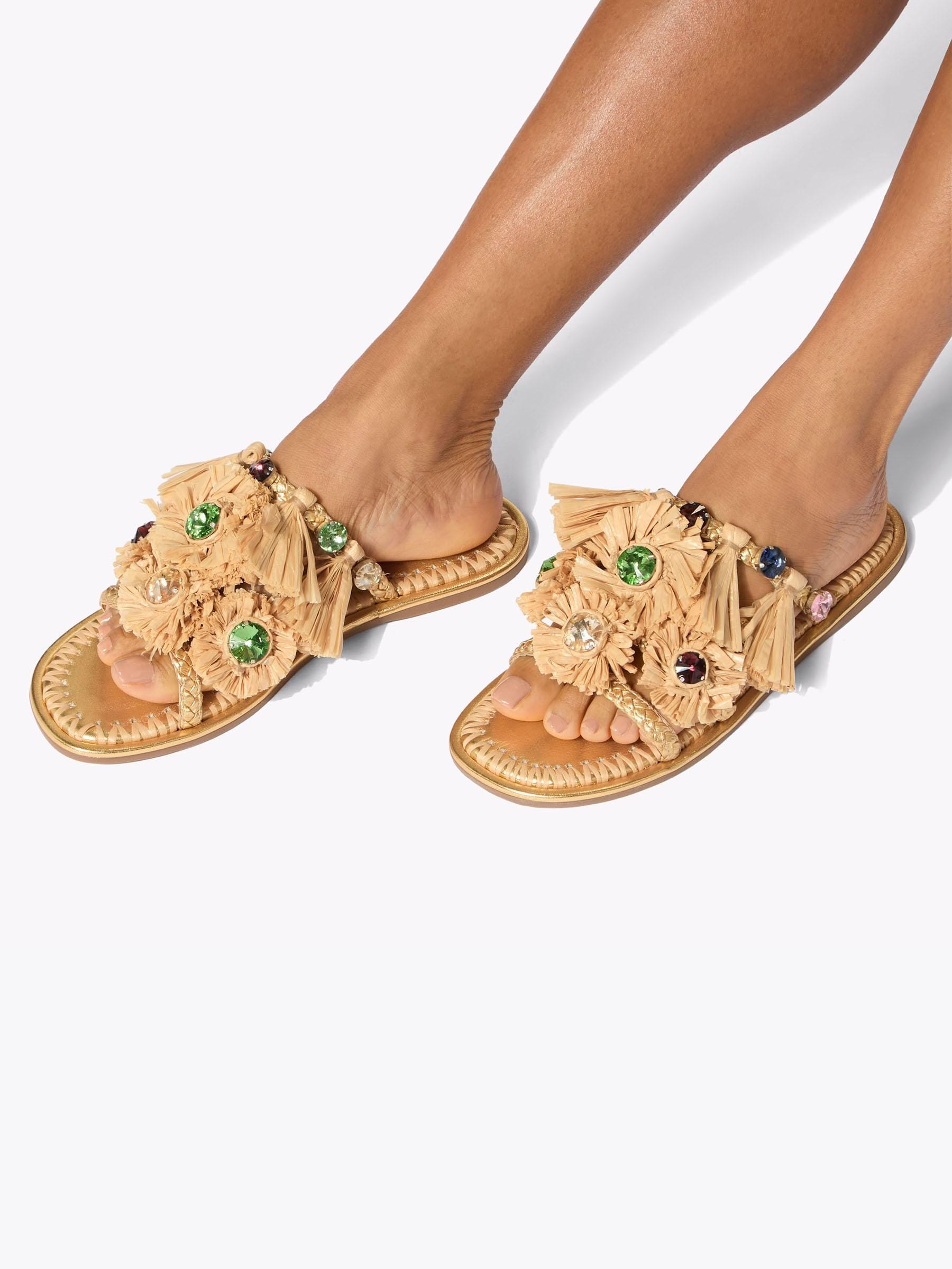 Buy KG Kurt Geiger Gold Roxie Sandals from Next USA