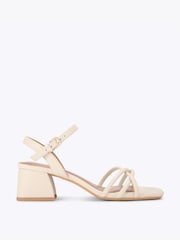 KG Kurt Geiger White Sable Sandals - Image 1 of 4