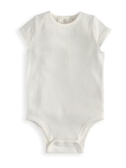 Mamas & Papas Green Hibiscus Bodysuit & Romper Set - Image 3 of 3