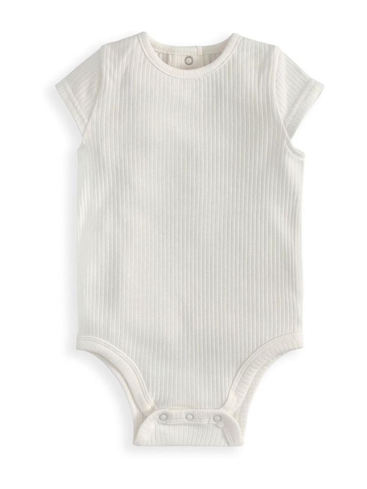 Mamas & Papas Green Hibiscus Bodysuit & Romper Set - Image 3 of 3