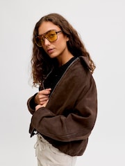 JJXX Brown Suede Jacket - Image 2 of 7