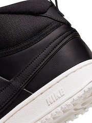 Nike Black Court Vision Mid Winterized Trainers - Image 10 of 10