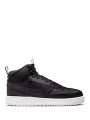 Nike Black Court Vision Mid Winterized Trainers - Image 5 of 10