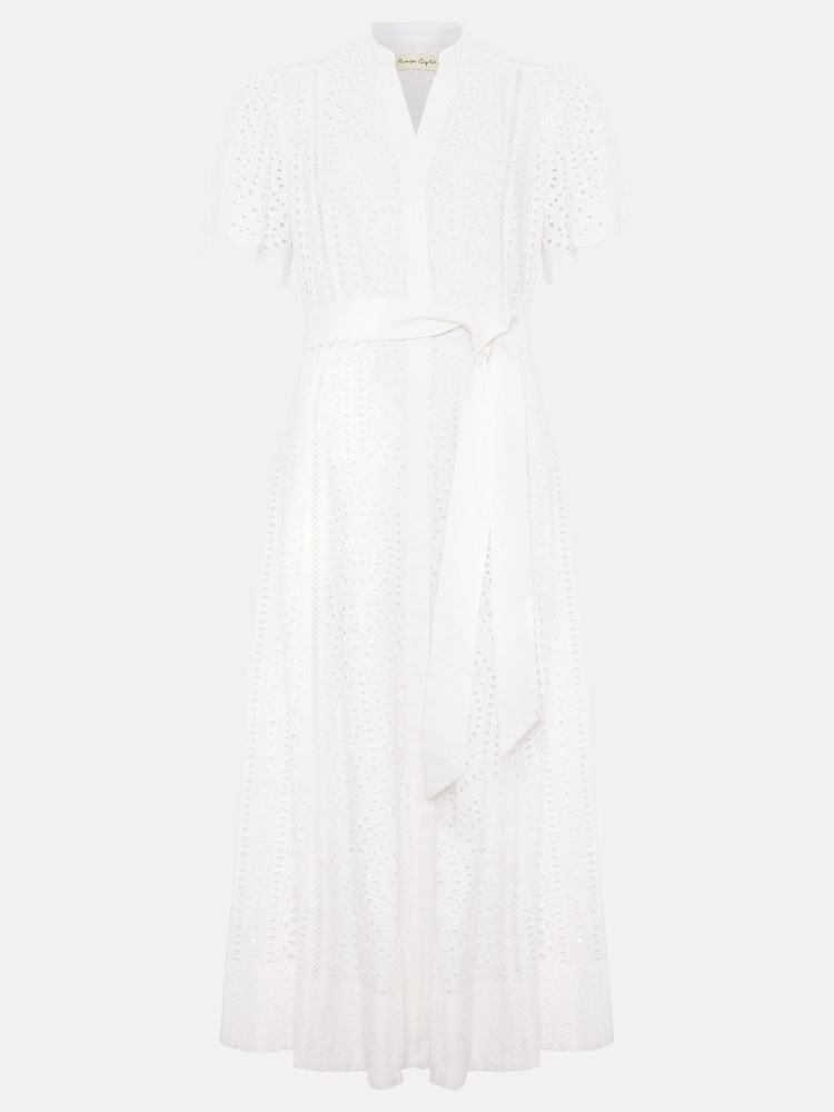 Phase Eight White Aletta White Dress - Image 6 of 6
