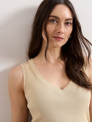 Phase Eight Brown Mila V-Neck Vest - Image 4 of 7