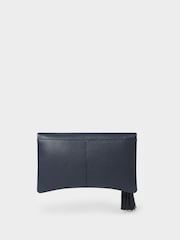 Osprey London Blue Bexley Grainy Hide Leather Clutch Bag - Image 3 of 6