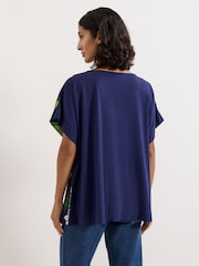 Phase Eight Blue Brianna Floral Top - Image 2 of 7