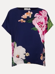 Phase Eight Blue Brianna Floral Top - Image 7 of 7