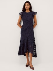 Monsoon Gina Floral Lace Midi Dress - Εικόνα 1 από 4
